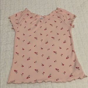 Girls Round Neck Top